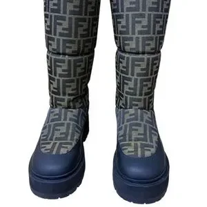 Fendi Shoes Fendi Ff Zucca Monogram Snow Ski Moon Boots 38 75